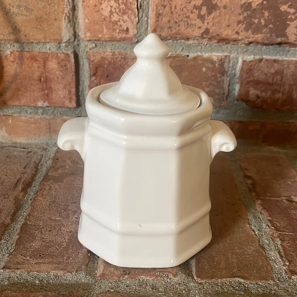 Pfaltzgraff Heritage White Sugar Stoneware Jar